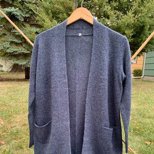 EUC Muji long open cardigan